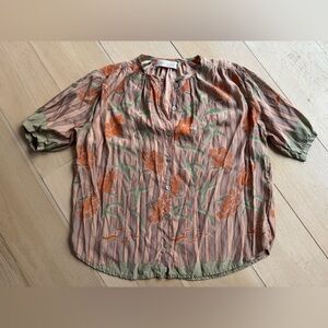 Natalie Martin 100% Silk Blouse